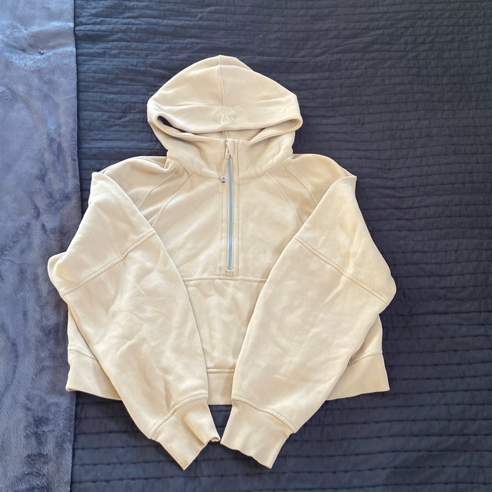 lululemon Scuba 1/2 zip hoodie